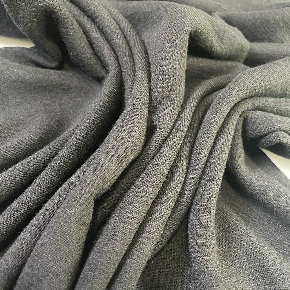 NWT ZARA Studio Black Wool Draped Dress XL - Picture 12 of 16